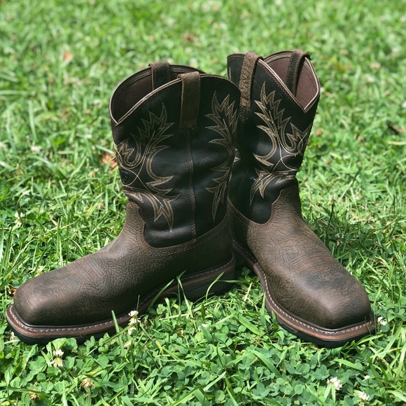 men's ariat black work boots